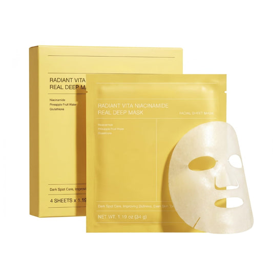 4x Face Mask Pack - Niacinamide